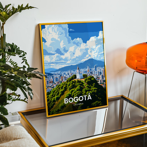 Bogotá Travel Print - Vintage Travel Art Poster 9