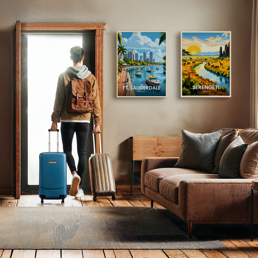 Ft. Lauderdale Travel Print - Vintage Travel Art Poster 11