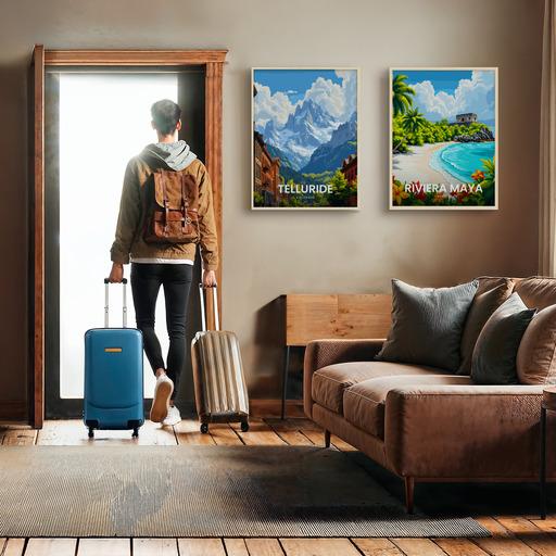 Telluride Travel Print - Vintage Travel Art Poster 11