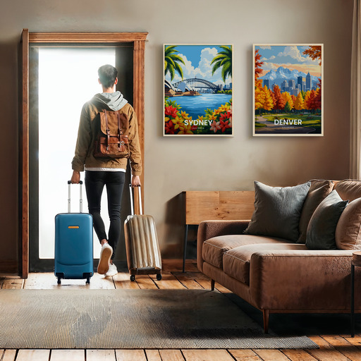 Sydney Travel Print - Vintage Travel Art Poster 10