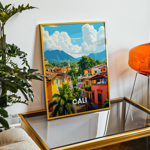 Cali Travel Print - Vintage Travel Art Poster 9