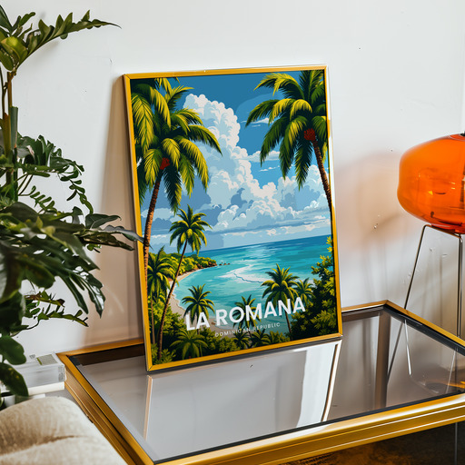 La Romana Travel Print - Vintage Travel Art Poster 9