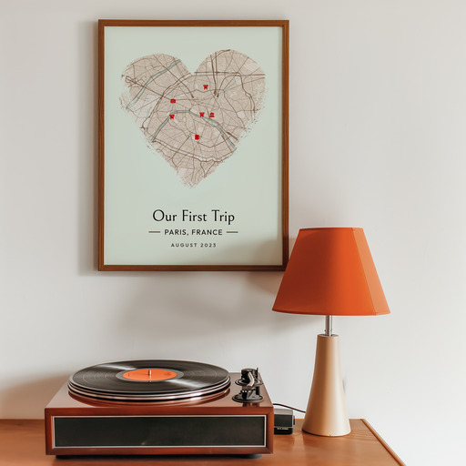 Our First Trip Poster - Street Map 11