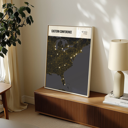 Eastern Conference Poster - Street Map 9