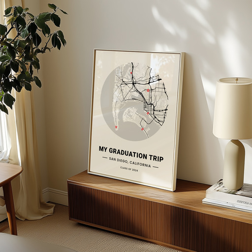 My Graduation Trip Poster - Street Map 11