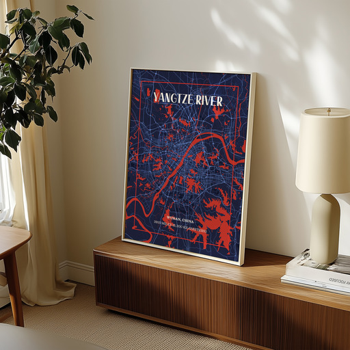 Yangtze River through Wuhan in High Energy Poster 9