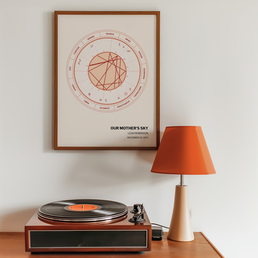 Our Mother's Sky Poster - Coloradas - Natal Chart 11