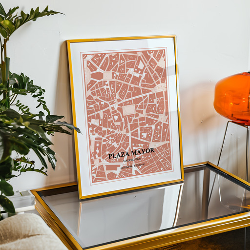 Plaza Mayor Poster - Street Map 11