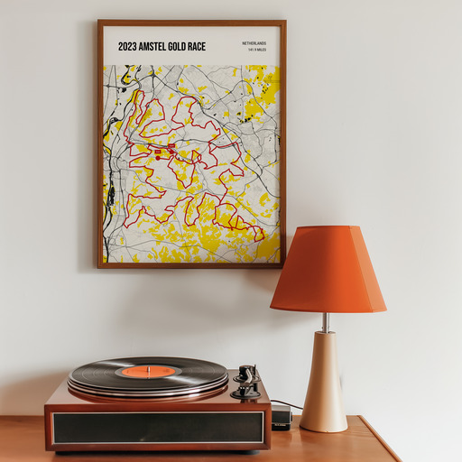 2023 Amstel Gold Race Poster - Route Map 9