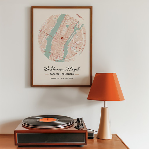 Where We Became a Couple Poster - Street Map 9