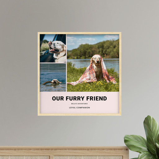 Our Dog Adventures Poster - Photo Collage Print 10