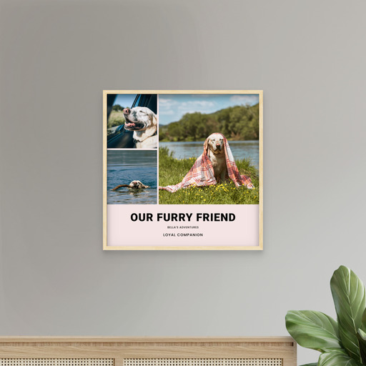 Our Dog Adventures Poster - Photo Collage Print 11