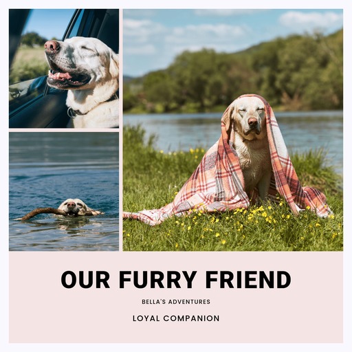 Our Dog Adventures Poster - Photo Collage Print 6