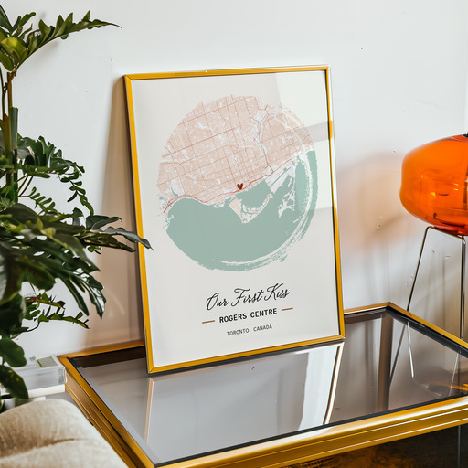 Where We Had Our First Kiss Poster - Street Map 11