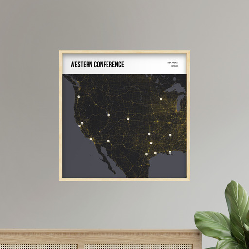 Western Conference Poster - Street Map 9