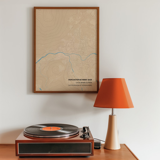 Our Easter Getaway Poster - Topographic Map 9