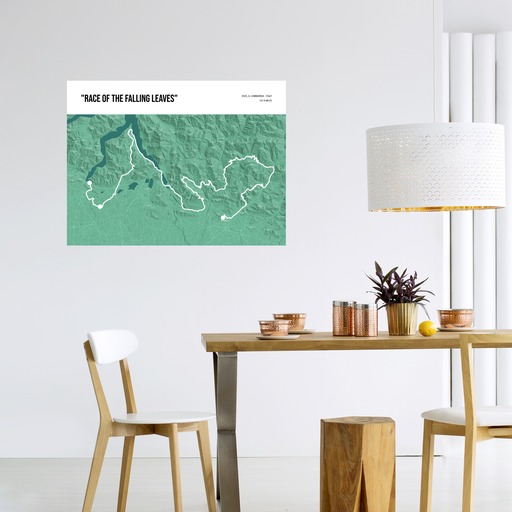 2023 Il Lombardia Poster - Route Map 11