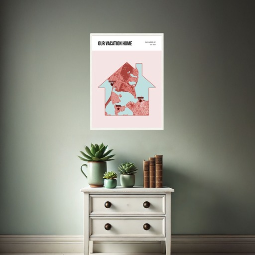 Our Vacation Home Poster - Street Map 8