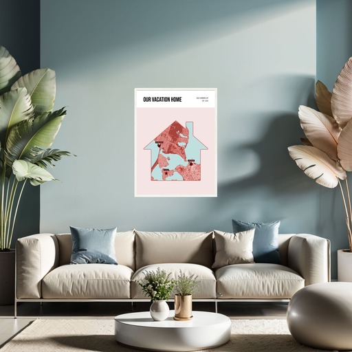 Our Vacation Home Poster - Street Map 9