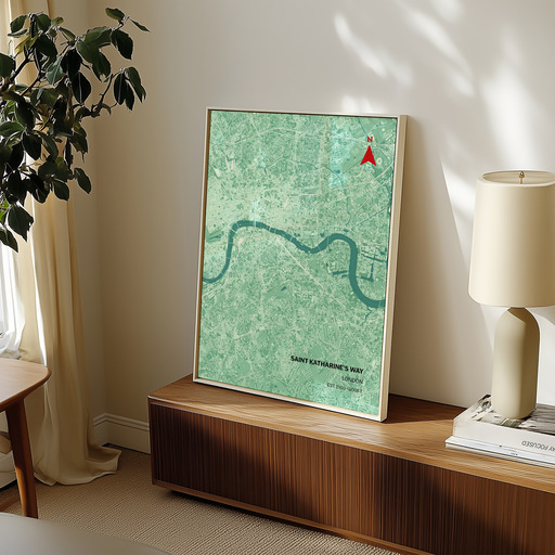 Tower Bridge Poster - Street Map 8