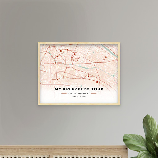 My Stay in Kreuzberg Poster - Route Map 9