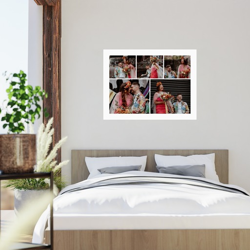 Mr & Mrs Poster - Photo Collage Print 11