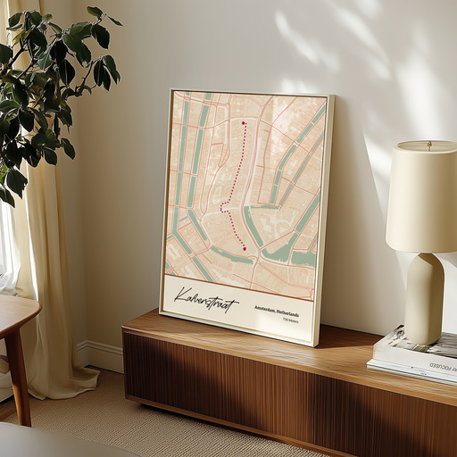 Kalverstraat Poster - Street Map 9