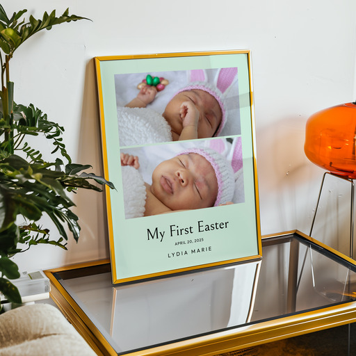 My First Easter Poster - Photo Collage Print 11