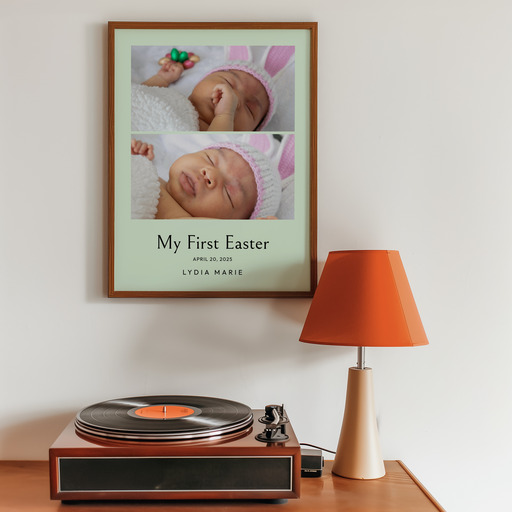 My First Easter Poster - Photo Collage Print 9