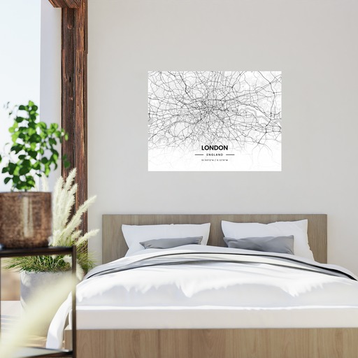 London in Light Poster - Street Map 9