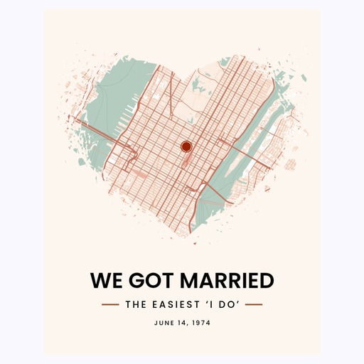 COPY of We Got Married Poster - Street Map 6