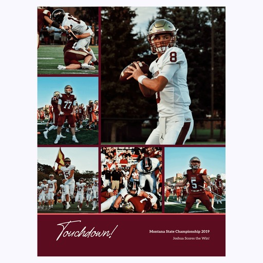 Football Championship Poster - Photo Collage Print 6