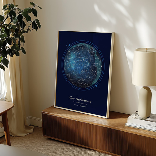 Our Anniversary Poster - Starry Celestial Map 8
