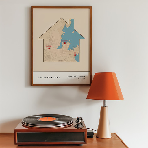 Our Beach Home Poster - Street Map 10