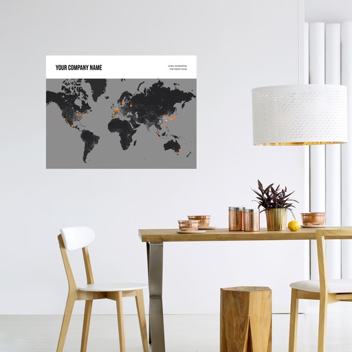 Our Global Headquarters Map Poster - Street Map 10