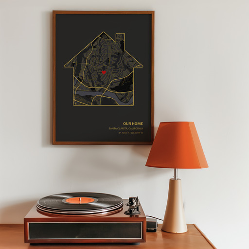 Our Home Poster - Street Map 10