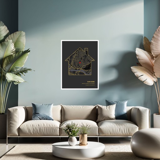 Our Home Poster - Street Map 8
