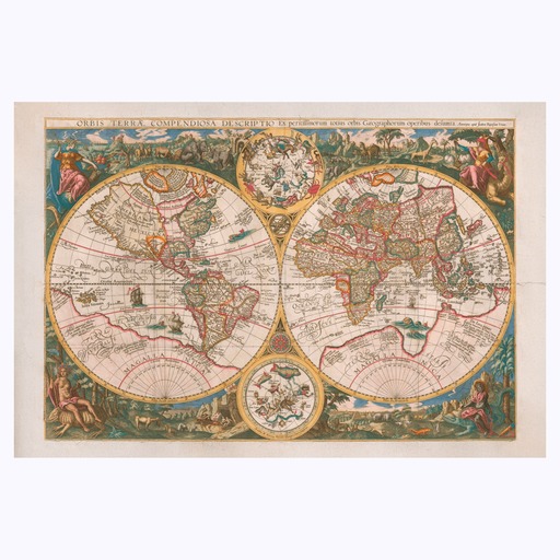 Johannes Baptista Vrients - Old World Map (1596) 6