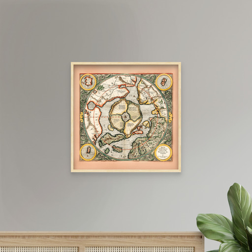 Gerardus Mercator - North Pole Map (1595) 8