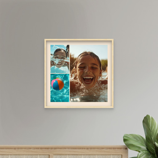 Pool Day Poster - Photo Collage Print 10