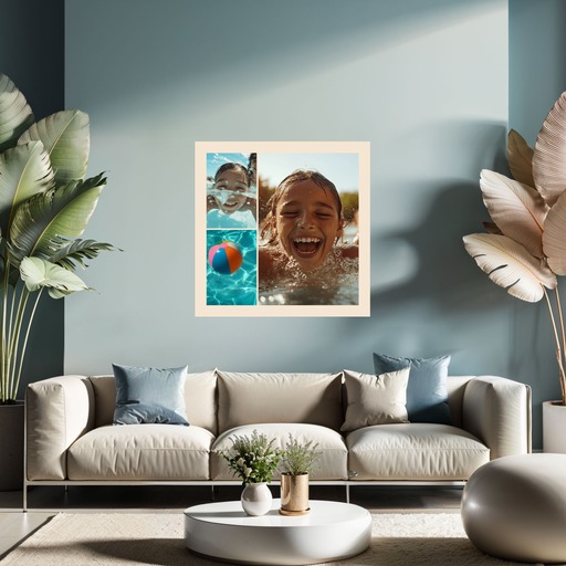 Pool Day Poster - Photo Collage Print 8