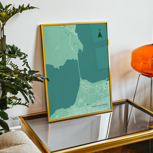 Golden Gate Bridge Poster - Street Map 10