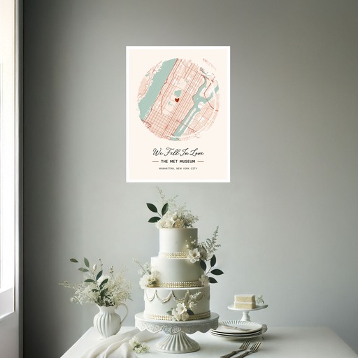 Where We Fell In Love Poster - Street Map 8