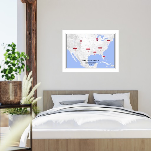 Our Family Poster - Street Map 10