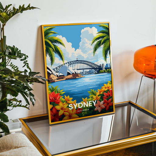 Sydney Travel Print - Vintage Travel Art Poster 11