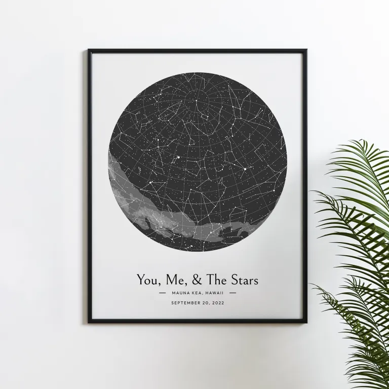 Custom Star Map Posters - Unique Star Map Designs