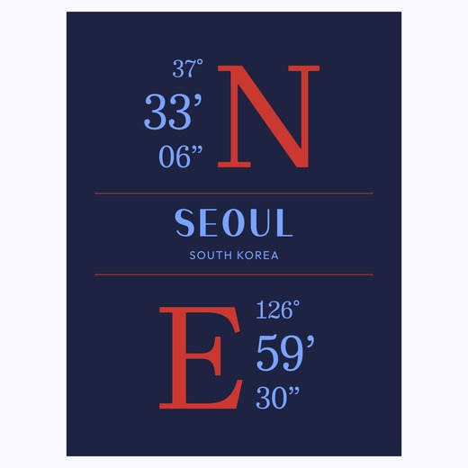 Seoul Coordinates Poster 1