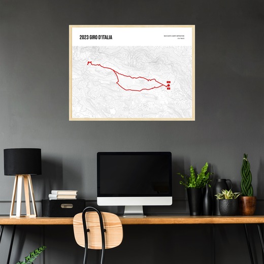 2023 Giro d'Italia Poster - Route Map 2