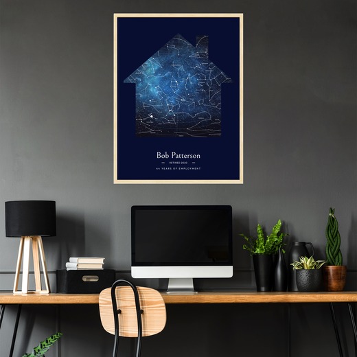 My Retirement Poster - Starry Celestial Map 2