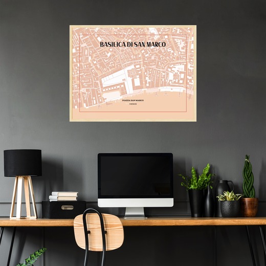 Basilica di San Marco Poster - Street Map 2